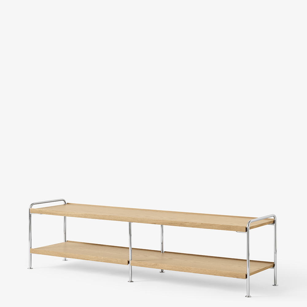 ATD_Packshots_159746A602A371_Alima NDS4_Lacquered Oak w Chrome_Angled Front